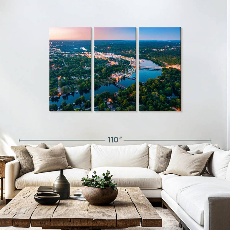Downtown Branson Missouri, 48" H x 74" W