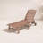Lakeside POLYWOOD Nautical Chaise with Wheels-9706104