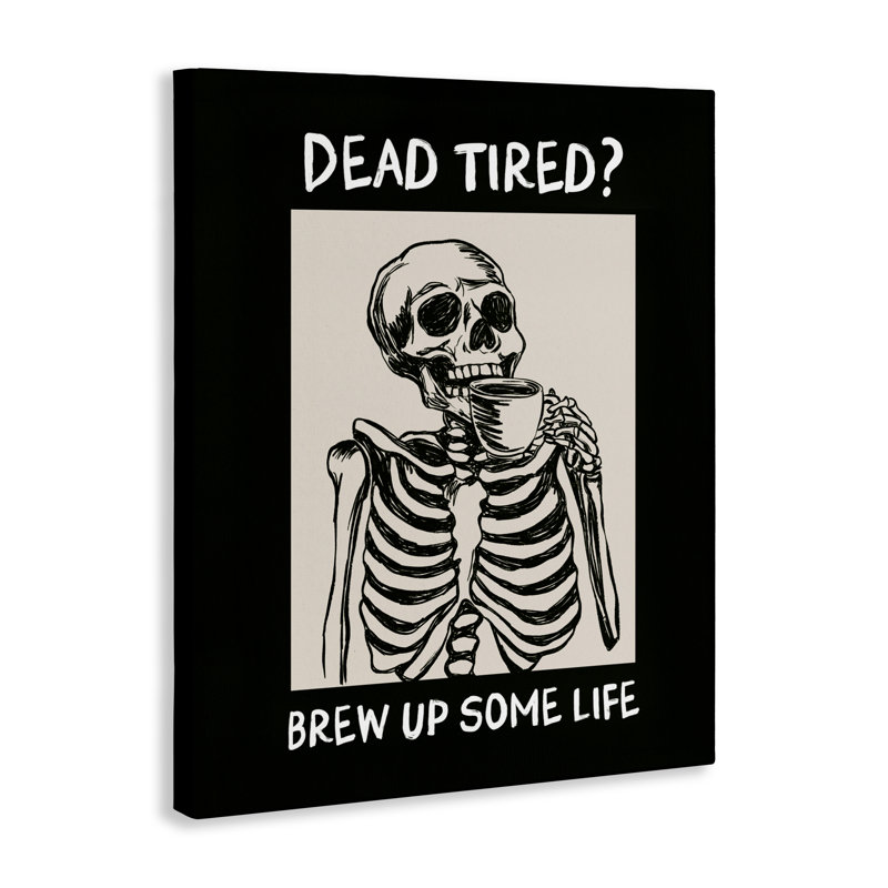 Brew Up Life Coffee Canvas, design by JJ Design House LLC, 20" H x 16" W