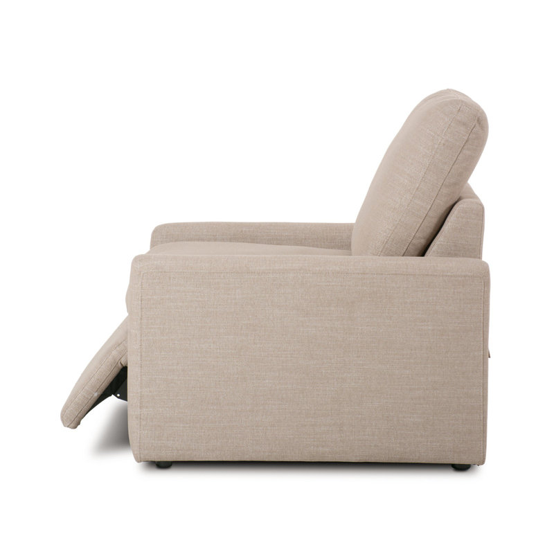 Tillery Recliner, Polyester Blend, Crypton Nomad Snow