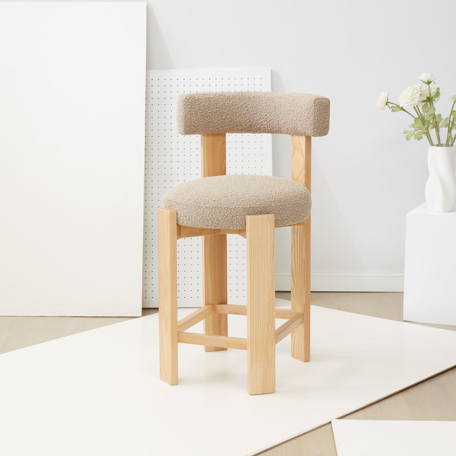 Eugenia 24 " Bar Stool, Brown