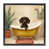 Jet Black Floater Frame