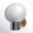 Drake 1-Light Metal and Glass Armed Sconce
