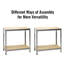 Piccoli 74.9 cm W Steel Adjustable Height Shelving Unit
