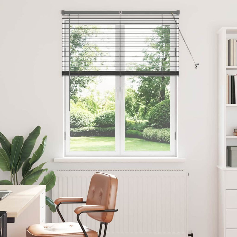 Venetian Blind, 130cm L x 105cm W, Dark Gray