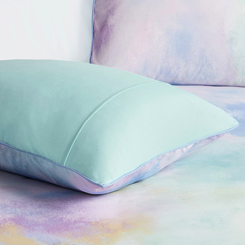 Colorful Twin/twin Xl Tie Dye Comforter With Microfiber Sham Watercolor Bedroom For Beds, Twin/Twin XL Comforter + 1 Sham
