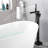 Floor Waterfall Faucet with Diverter-66422738