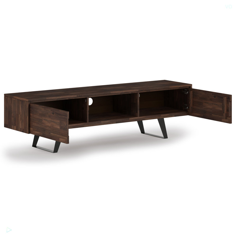 Lowry - 72" TV Media Stand, Dark Brown