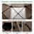 12x12FT Pop Up Gazebo Screen Tent Screen House for Camping, Screen Room with Mosquito Netting, Hub Tent Instant Screened Canopy with Carrying Bag and Ground Stakes-102383235