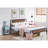 Alameen Nightstand Wood Bedside Table Small Nightstand with Drawer and Shelf for Bedroom, Living Room, Dorm-1267501219