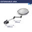 Britannia Metal Flat Wall Mirror