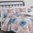 Textured Lotte Blue/White/Pink Polyester Comforter Set-98738953
