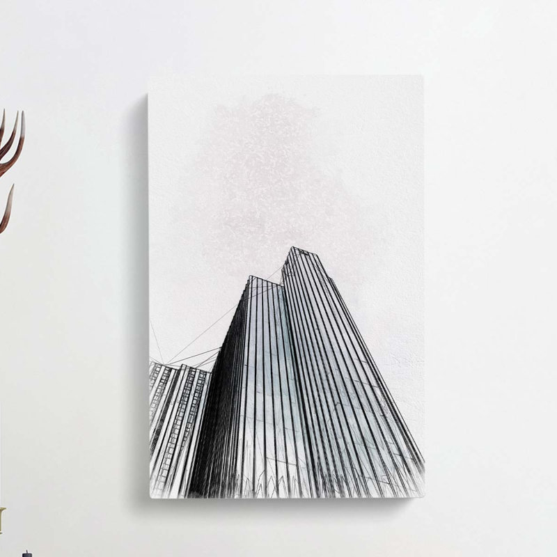 Sketching The Architecture Vol.14 - Wrapped Canvas, 60cm H x 40cm W x 3cm D