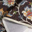 Tapis floral brun en laine Deaquaneil-2135098741