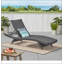 Chaise longue en osier Salem
