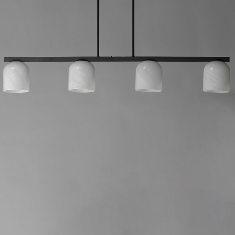 Luminaire suspendu Scoop-Linear, Noir
