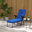 Chaise longue d'extérieur en acier Rinard-1794821419