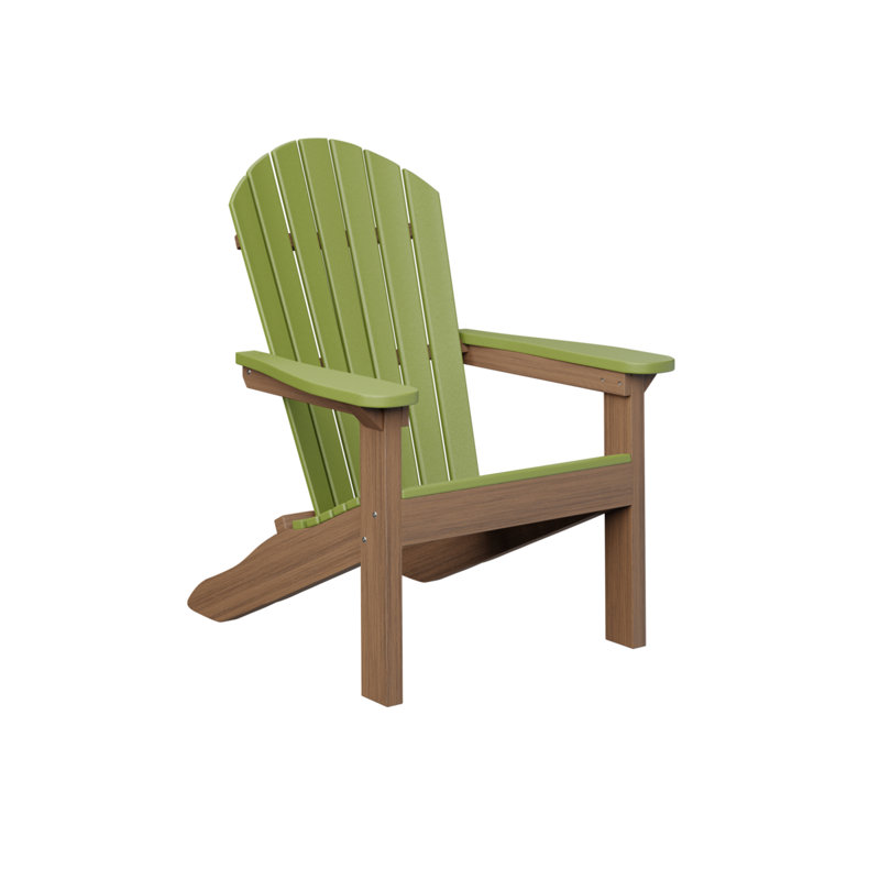 Chaise berçante berlinoise berlinoise Berlin, Kiwi Green/Antique Mahogany