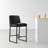 Zest Upholstered Counter Stool with Metal Frame-397742503