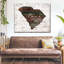 South Carolina Home Map sur impression sur toile-1186792441