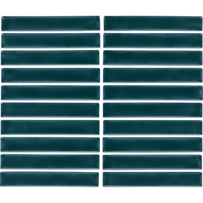 Carreau de mosaïque en céramique émaillée 1 x 6 Daltile Artcrafted (10 pièces par carton) (10,00 pieds carrés par carton)