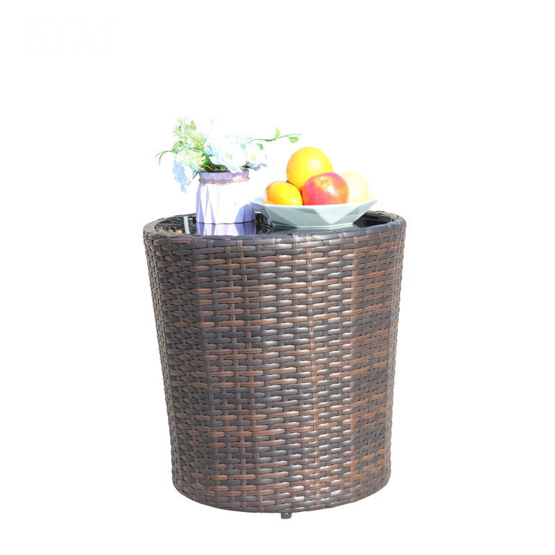 Table basse ronde pour l'extérieur