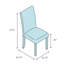 Chaise parsons en tissu d’ameublement touffeté grise Emmalee