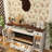 Mixed Colour Sideboard Buffet Cabinet With LED Lights And Fireplaces