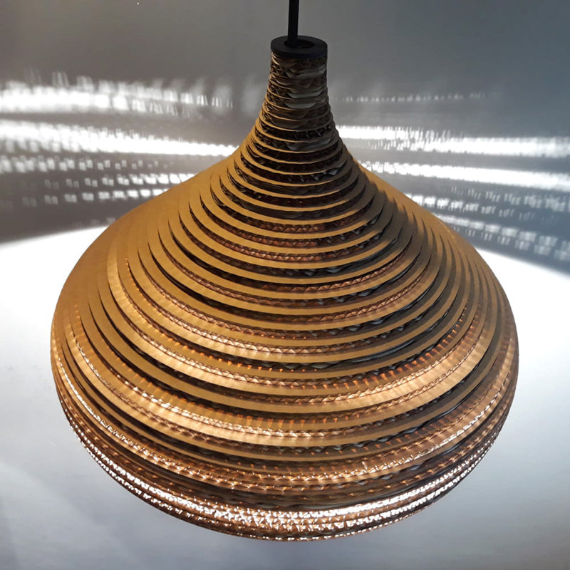Thilebrook 1 - Light Cone Pendant, 27cm H x 40cm W x 40cm D