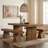 Solid Wood Bench-63 Rustic Dining Bench-517418154