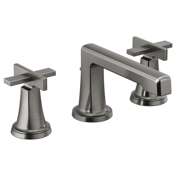 Levoir® Two-Handle Wall Mount Lavatory Faucet, Luxe Gold, High Cross Handle, 1.5