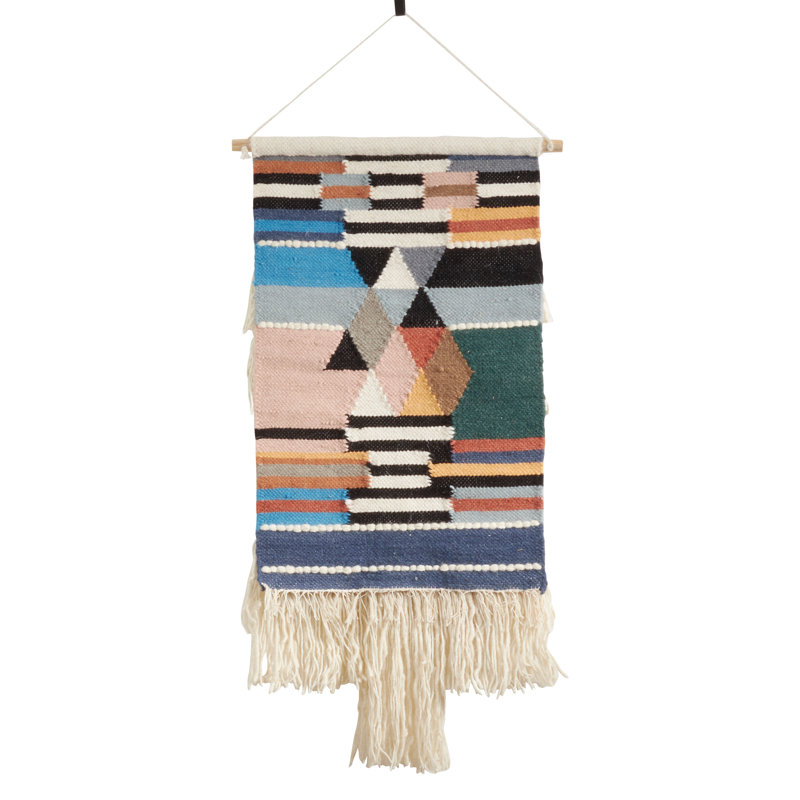 Bohem Collection Hand Woven Wool Wall Hanging