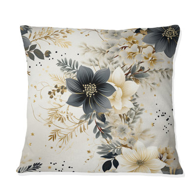 Floral Throw Pillow