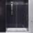 Madam Series 60" W x 76" H Single Sliding Frameless Shower Door-20625451