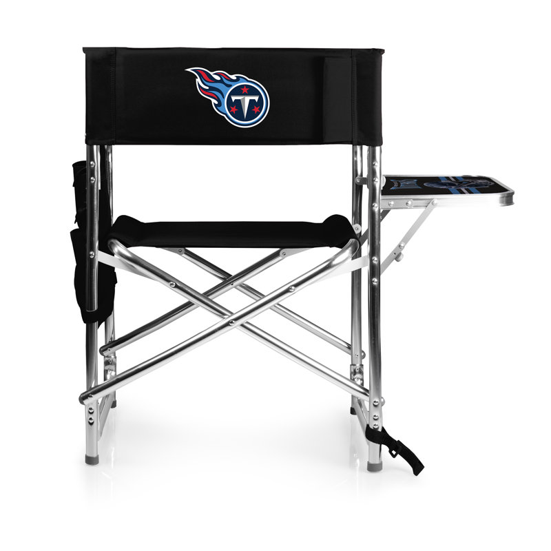 Folding Director Chair, Tennessee Titans, Black