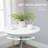 Emmi 61cm Fixed Table Steel Pedestal Dining Table
