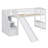 Loft Bed With Stairway And Slide-870995865
