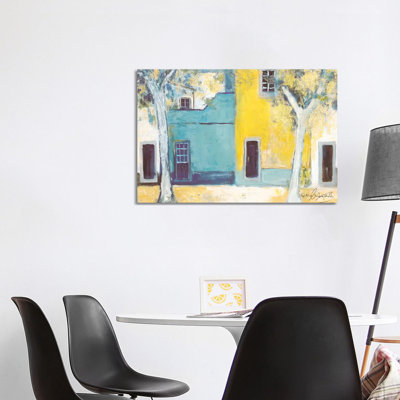 Patio II 1 Piece Wrapped Canvas Painting