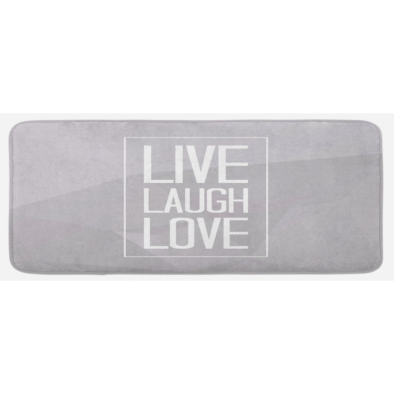 Tapis de cuisine Live Laugh Love