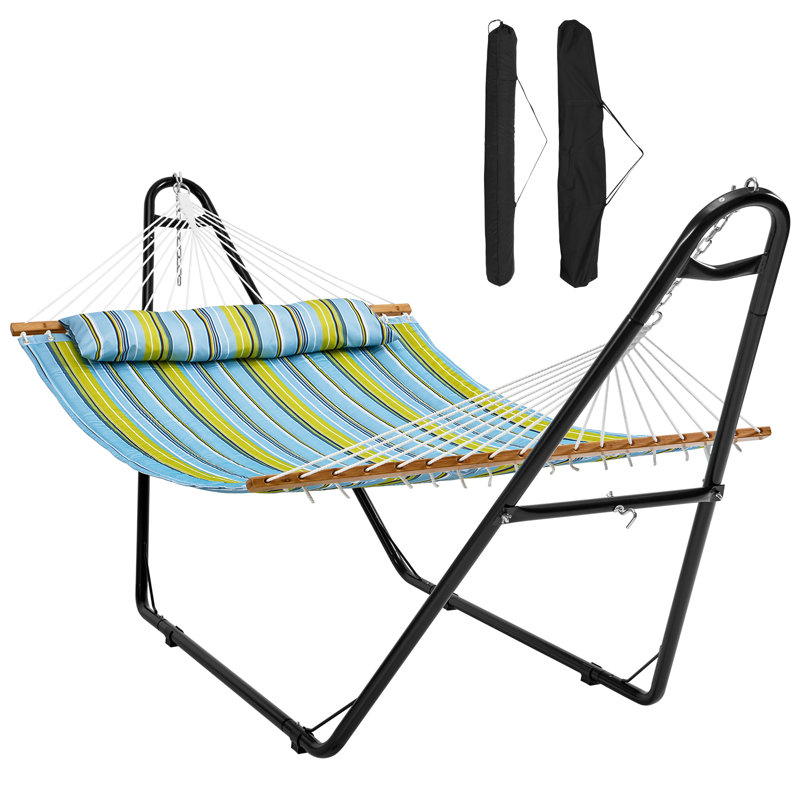 Ainagul 2 Person Classic Hammock with Stand