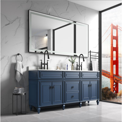 96 po X P 36 po Miroir de salle de bain H