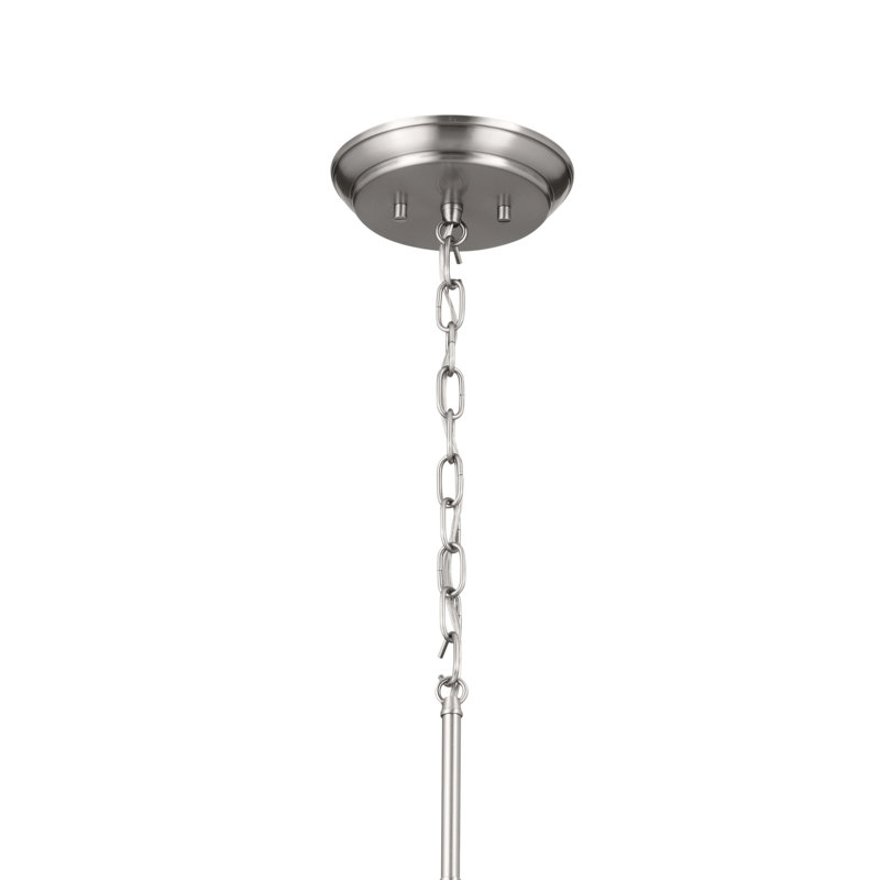 Lustre, Argent, H 24,5 po x l 36 po x P 36 po