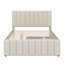 Lit plateforme tapissier avec lit gigogne et 3 tiroirs-1990273180