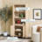 Cottrell 72.25" H x 32" W 3-Tier Wood Bookshelf with Storage Cabinet-239707377