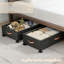 Beachcrest Home Fabric Underbed Storage