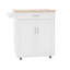 Chariot de cuisine polyvalent avec accessoires fonctionnels et fabrication robuste