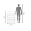 Commode, 4 tiroirs, 1 tablette