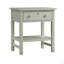 Table de chevet à 1 tiroir avec rangement - Gris antique-1245239874