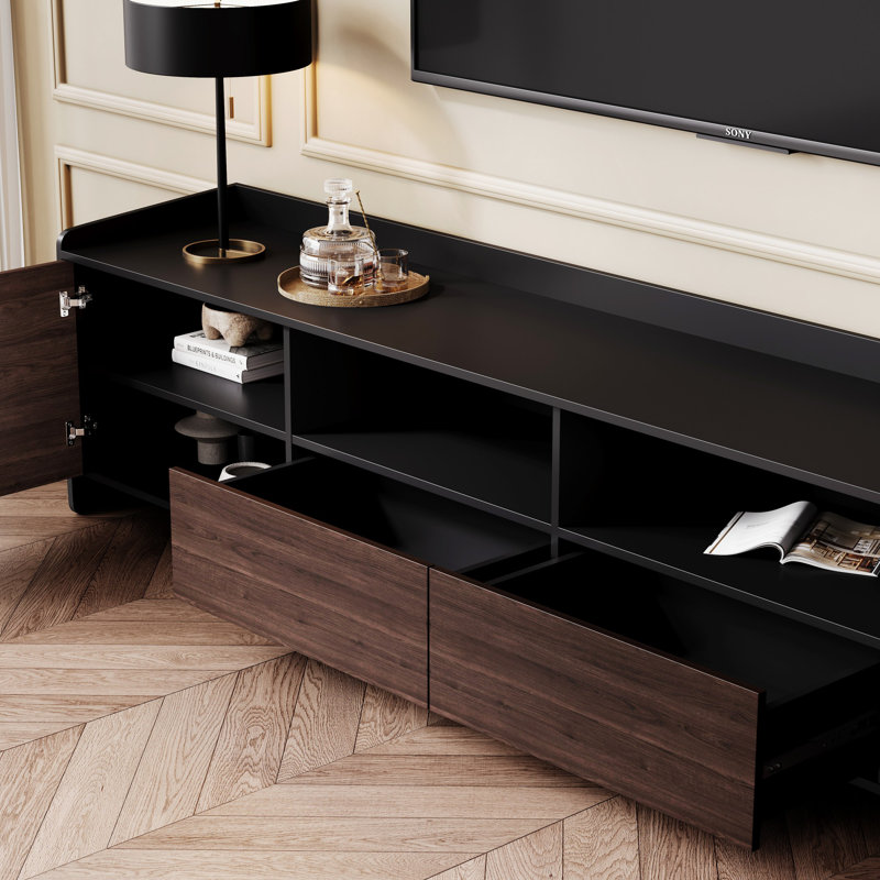 Eratial TV Stand Media Console for Tvs up to 85'' with Storage Drawer and Cabinet