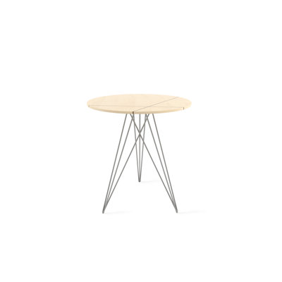 Hudson Solid Wood Top End Table